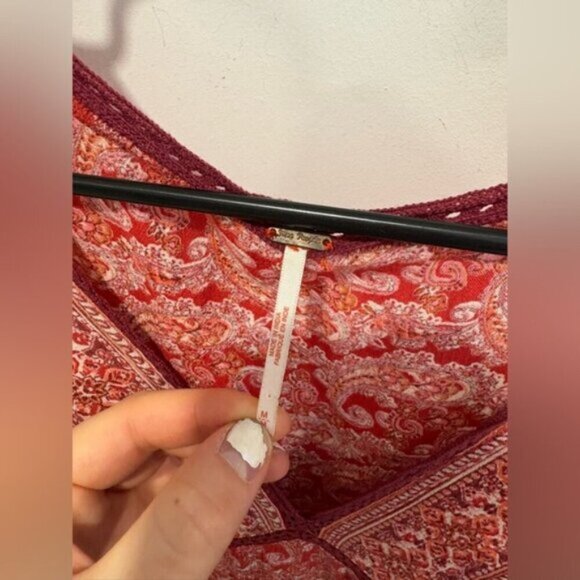 LIKE NEW- FREE PEOPLE -Luna Scarf Print Tunic DRESS/TOP - Picture 4 of 10